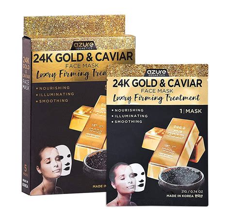 AZURE 24K Gold and Caviar Anti Aging Luxury Face .